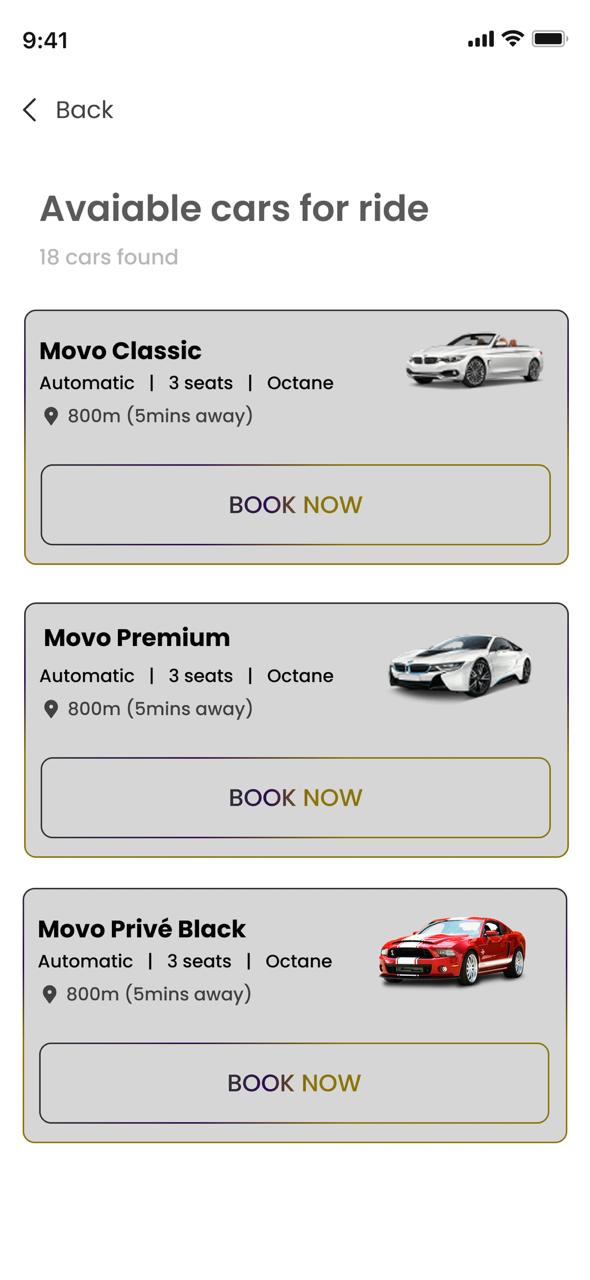 MOVO PRIVE - Screenshot 3