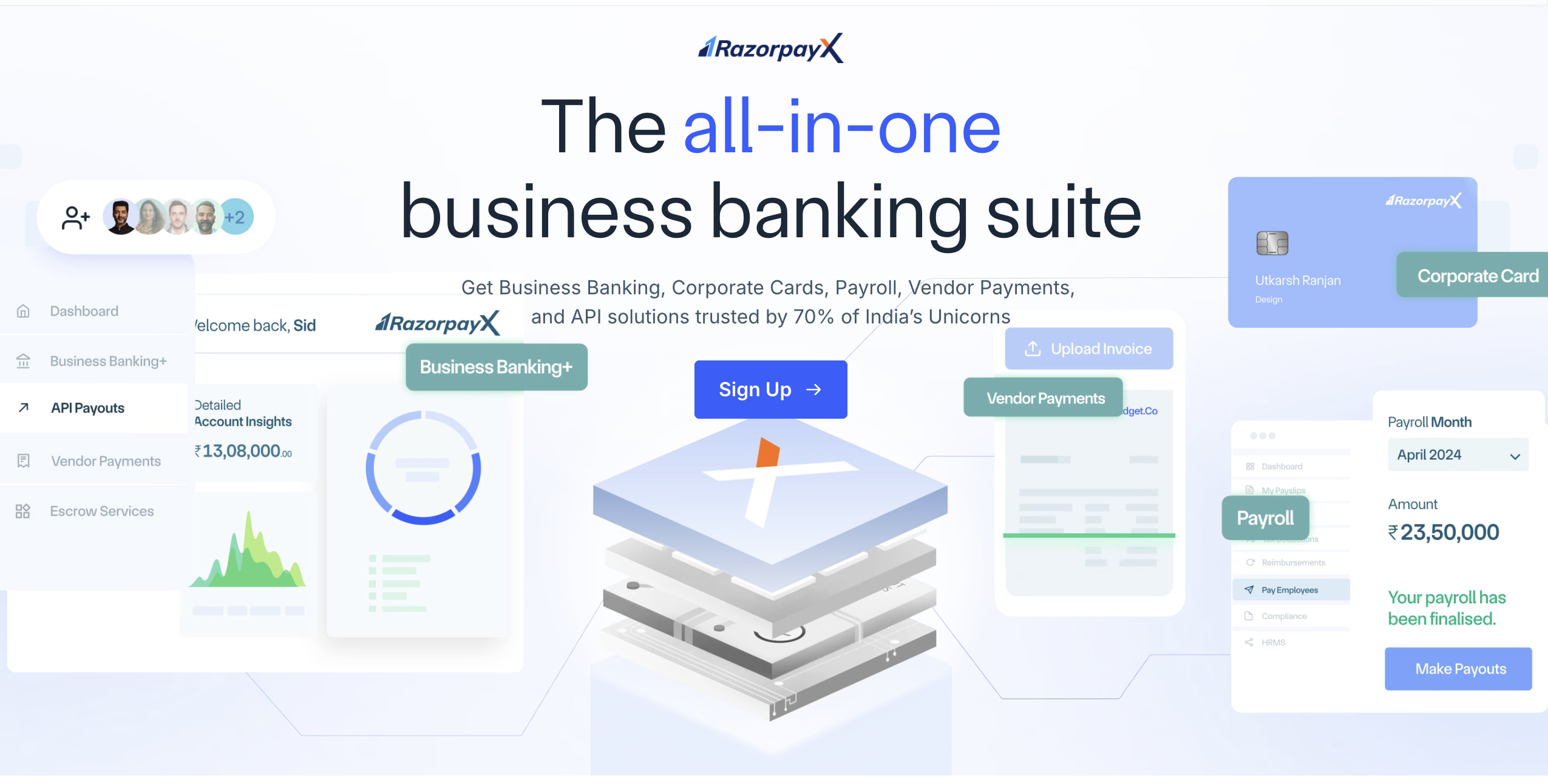RazorPayX — FinTech Platform screenshot 1 by Emirates ITS